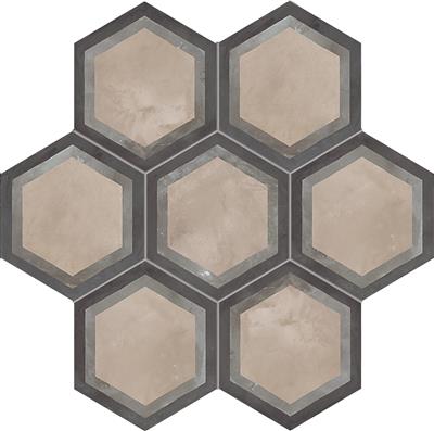 Marca Corona Terra 0394 Cornice vers. F 25x21,6 Esagono tegel - kopen bij Mr Tegel