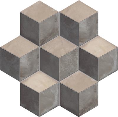 Marca Corona Terra 0398 Rombo vers. F 25x21,6 Esagono tegel - kopen bij Mr Tegel