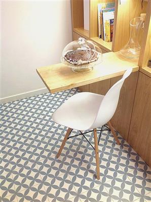 Kerion Neocim Classic Fleur Ciel 20x20 Décor - tegel - kopen bij Mr Tegel