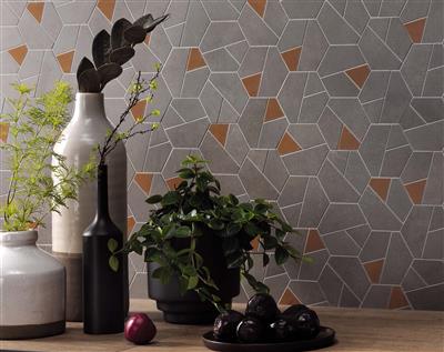 Atlas Concorde Boost Smoke Matt 25x28,5 Mosaico Hex Yellow - tegel - kopen bij Mr Tegel