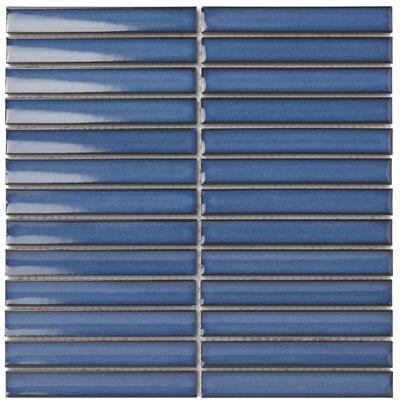 TMF Sevilla SEF20600 Jeans Blue Glossy 2x14,5 29,6x29,9 Finger - tegel - kopen bij Mr Tegel