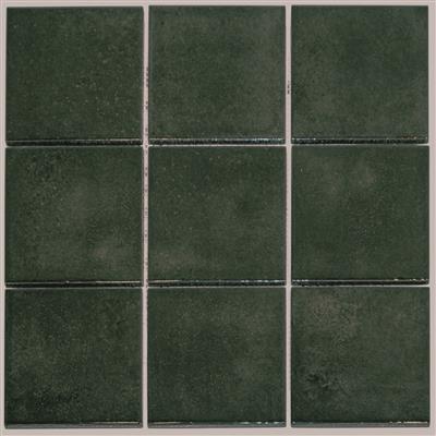 TMF Kasba KAG10500 Forest Green Glossy 9,7x9,7 29,7x29,7 - tegel - kopen bij Mr Tegel