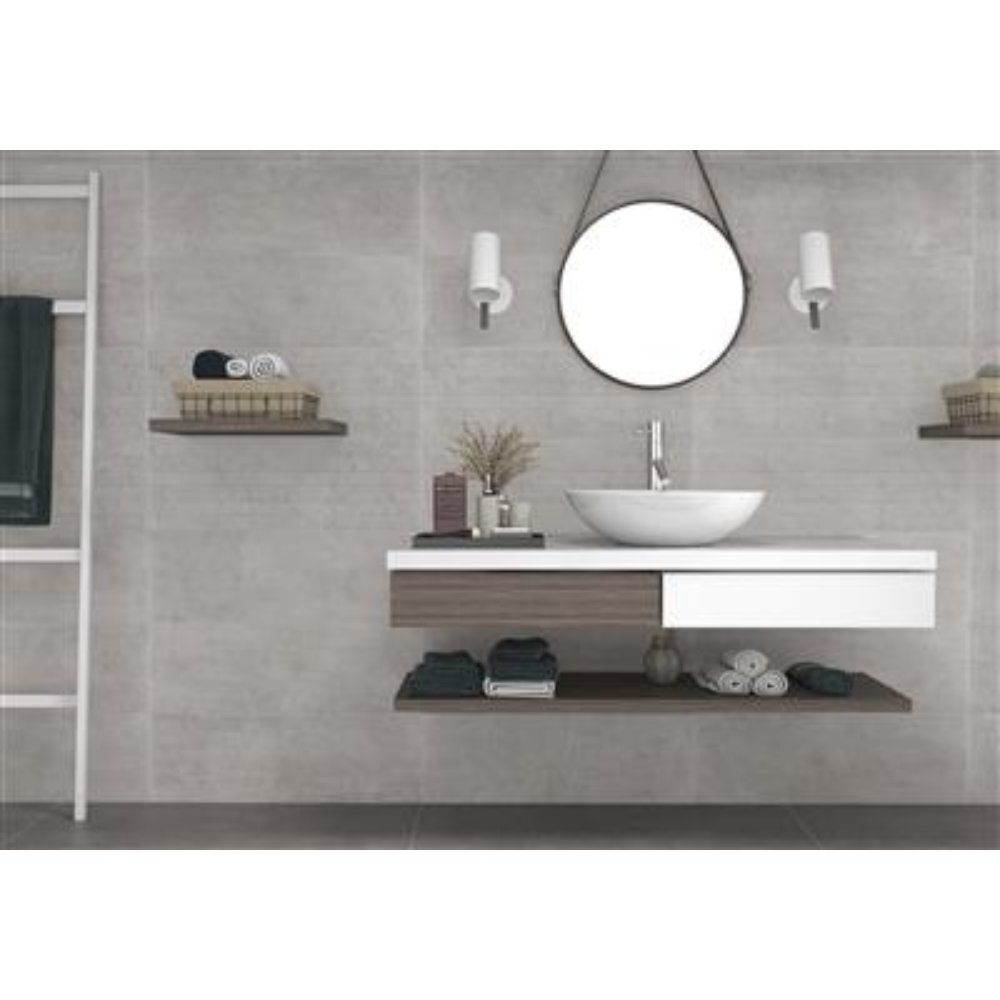 Ecoceramic Newton Pearl Natural 30x90 (R) - tegel - kopen bij Mr Tegel