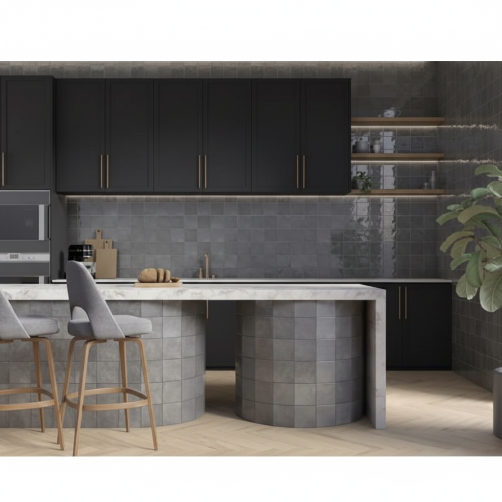Durstone Imagine Grey Brilllo 15x15 - tegel - kopen bij Mr Tegel