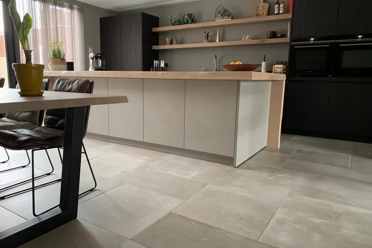 Atlas Concorde Boost Stone Grey Matt (R) - tegel - kopen bij Mr Tegel