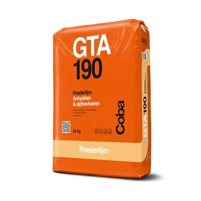 Coba GTA 190 Anhydriet- & alpavloeren Poederlijm à 25 Kg - vloertegel - kopen bij Mr Tegel
