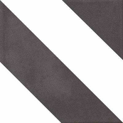 Kerion Neocim Classic Diago Noir 20x20 Décor - tegel - kopen bij Mr Tegel