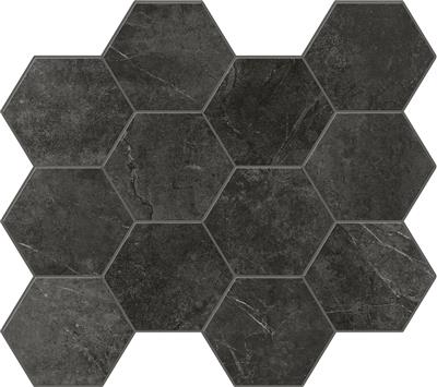 Unicom Starker Evostone Graphite Hexagon 30x34 - tegel - kopen bij Mr Tegel