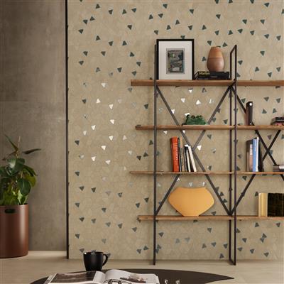 Atlas Concorde Boost Pro Cream Matt 25x28,5 Mosaico Hex Blue - tegel - kopen bij Mr Tegel