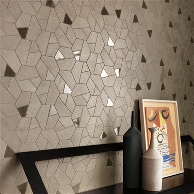 Atlas Concorde Boost Pro Taupe Matt 25x28,5 Mosaico Hex Coffee - tegel - taupe - kopen bij Mr Tegel