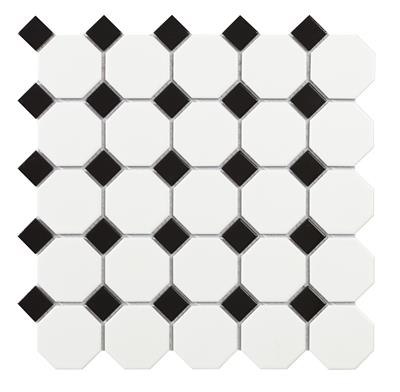 Intermatex Tech Octogon White Matt 29,5x29,5 - tegel - kopen bij Mr Tegel
