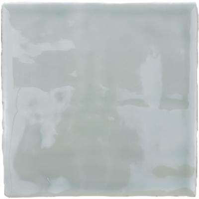 Steenbok Rustic Handmade Turquoise Glossy 13x13 - tegel - kopen bij Mr Tegel