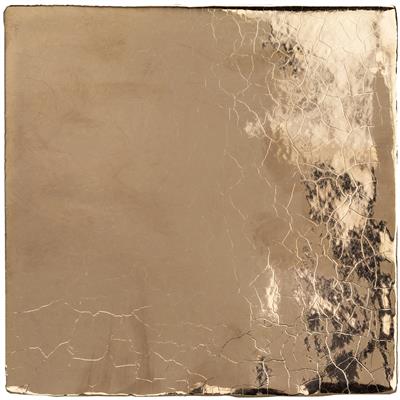 Steenbok Rustic Handmade Gold Glossy 13x13 - tegel - kopen bij Mr Tegel