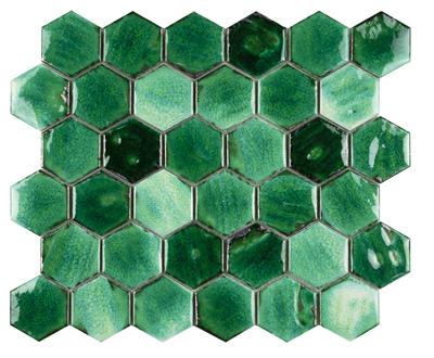 Intermatex Tech Mykonos Emerald 27x31,2 (5,7x5) - tegel - kopen bij Mr Tegel