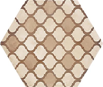 Marca Corona Terra 0411 Coloniale vers. C 25x21,6 Esagono tegel - kopen bij Mr Tegel