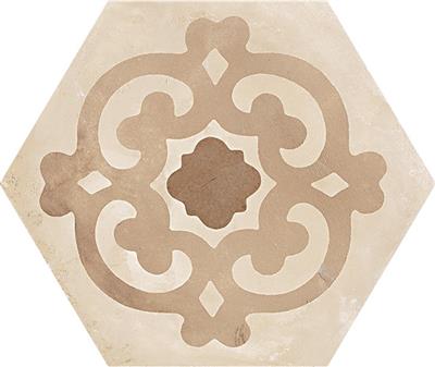 Marca Corona Terra 0415 Fiore vers. C 25x21,6 Esagono tegel - kopen bij Mr Tegel