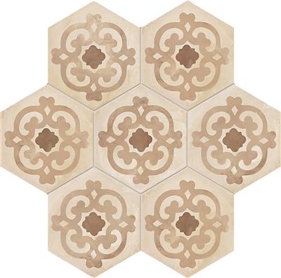 Marca Corona Terra 0415 Fiore vers. C 25x21,6 Esagono tegel - kopen bij Mr Tegel