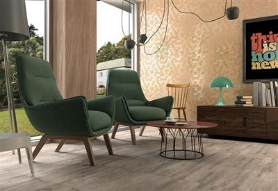 TMF Valencia VAL035 Mustard Matt + Glossy 4,3x4,9 27,8x32,5 Hexagon Glas - tegel - kopen bij Mr Tegel