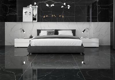 Ecoceramic Ultra Gloss Saigon Black (R) - tegel - kopen bij Mr Tegel