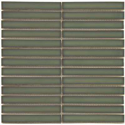 TMF Sevilla SEF20525 Forest Green Glossy 2x14,5 29,6x29,9 Finger - tegel - kopen bij Mr Tegel