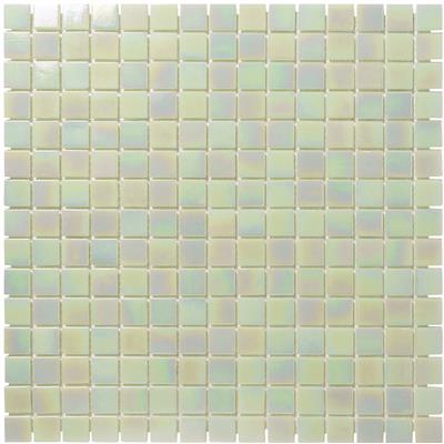 TMF Amsterdam GMP234 Light Green Pearl 2x2 32,2x32,2 Square Glas - tegel - kopen bij Mr Tegel
