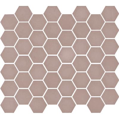 TMF Valencia VAL18M Pink Matt 4,3x4,9 27,8x32,5 Hexagon - tegel - kopen bij Mr Tegel