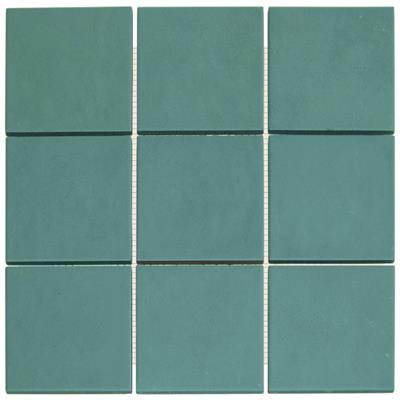 TMF Kasba KAM10025 Ocean Blue Matt 9,7x9,7 29,7x29,7 - tegel - kopen bij Mr Tegel