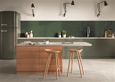 TMF Kasba KAM10525 Forest Green Matt 9,7x9,7 29,7x29,7 - tegel - kopen bij Mr Tegel