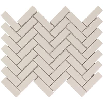 TMF Paris PAHM140 White mat 2,3x7,3 24,7x31,8 Herringbone - tegel - kopen bij Mr Tegel