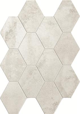 Unicom Starker Oxid Titanium 25x34 Hexagon - tegel - kopen bij Mr Tegel