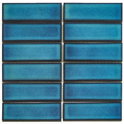 TMF Barcelona AF45625 Azure Blue Spikkel 4,5x14,5 29,1x29,7 - tegel - kopen bij Mr Tegel