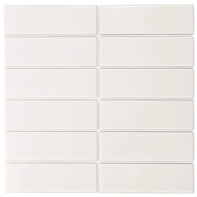 TMF Barcelona AF45051 Wit Glanzend 4,5x14,5 29,1x29,7 - tegel - wit - kopen bij Mr Tegel