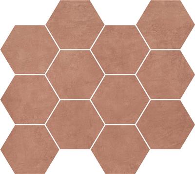 Unicom Starker Living Terracotta 30x34 Hexagon - tegel - kopen bij Mr Tegel