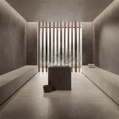 Cerdomus Moonstone Taupe Matt 120x120 (R) - tegel - taupe - kopen bij Mr Tegel